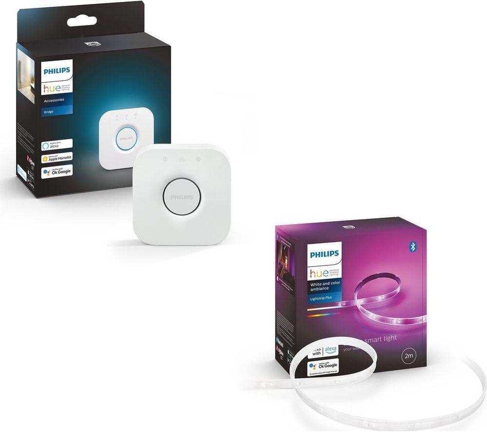 PHILIPS HUE White & Colour Ambiance V4 Smart LED Lightstrip Starter Kit - 2 m