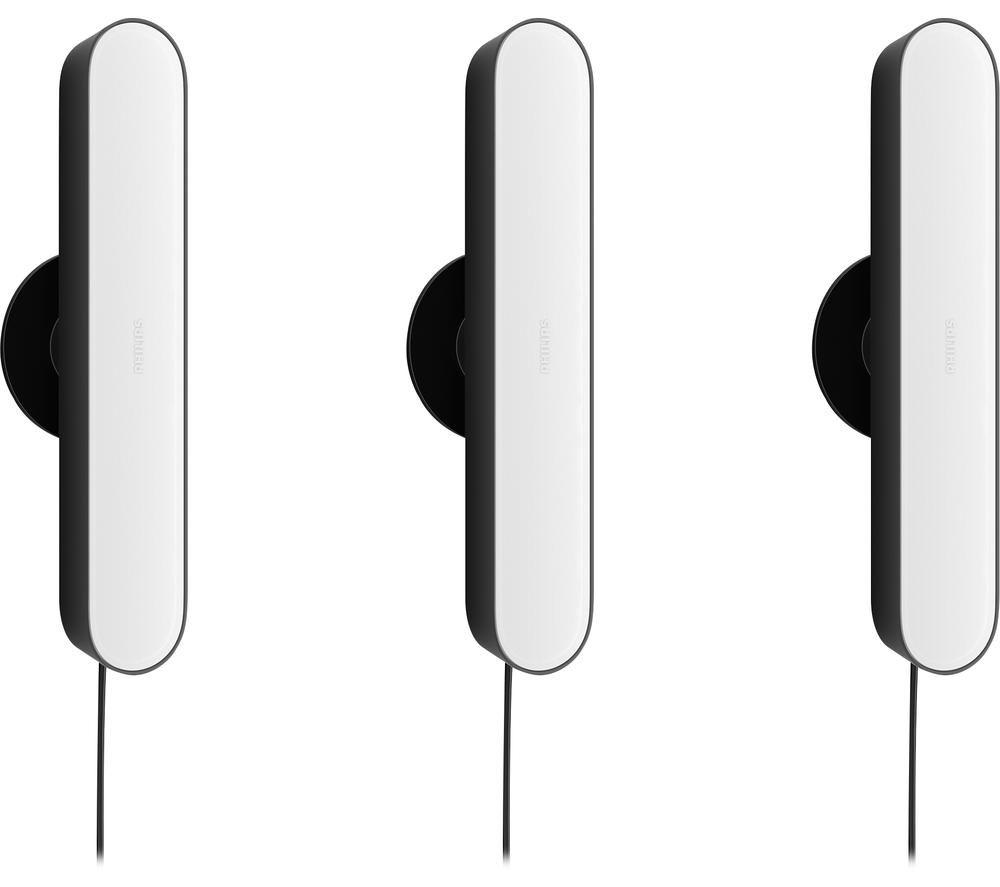 PHILIPS HUE Play White & Colour Ambiance Smart Light Bar - Black, Triple Pack thumbnail
