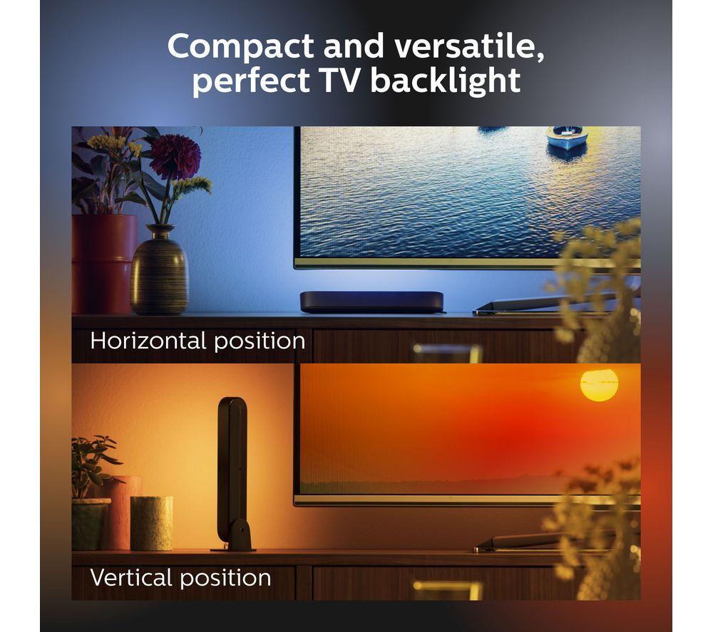 PHILIPS HUE Play White & Colour Ambiance Smart Light Bar Twin Pack with Lightstrip - Black & White image number 7 of 12