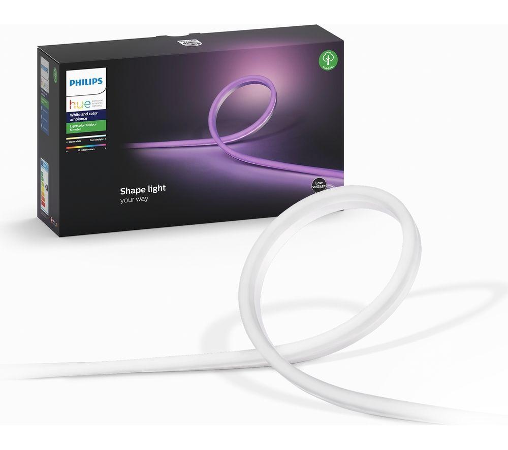 PHILIPS HUE White & Colour Ambiance Smart Outdoor LED Lightstrip - 5 m