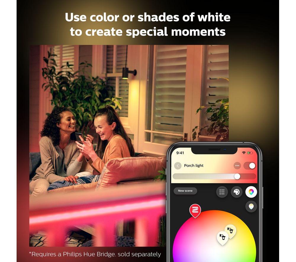 PHILIPS HUE White & Colour Ambiance Smart Outdoor LED Lightstrip - 5 m image number 9 of 10