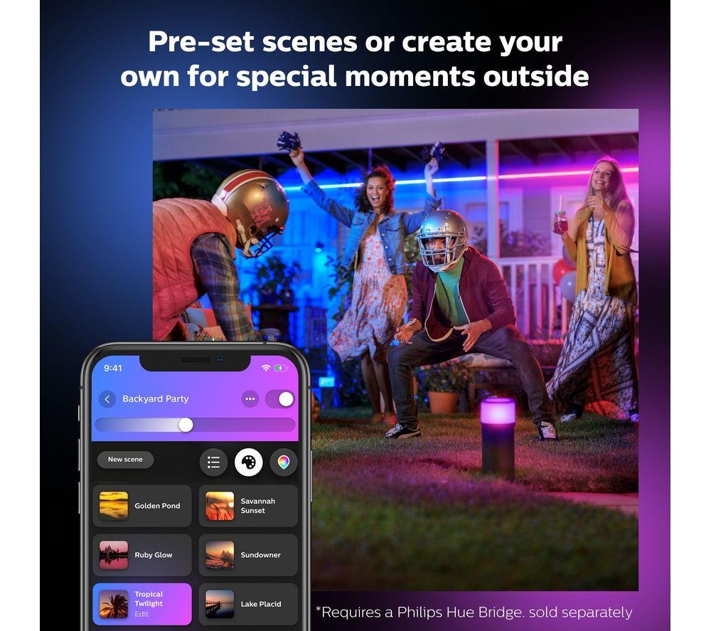 PHILIPS HUE White & Colour Ambiance Smart Outdoor LED Lightstrip - 5 m image number 10 of 10
