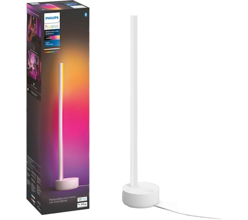 PHILIPS HUE Signe Gradient White & Colour Ambiance Smart LED Table Lamp - White