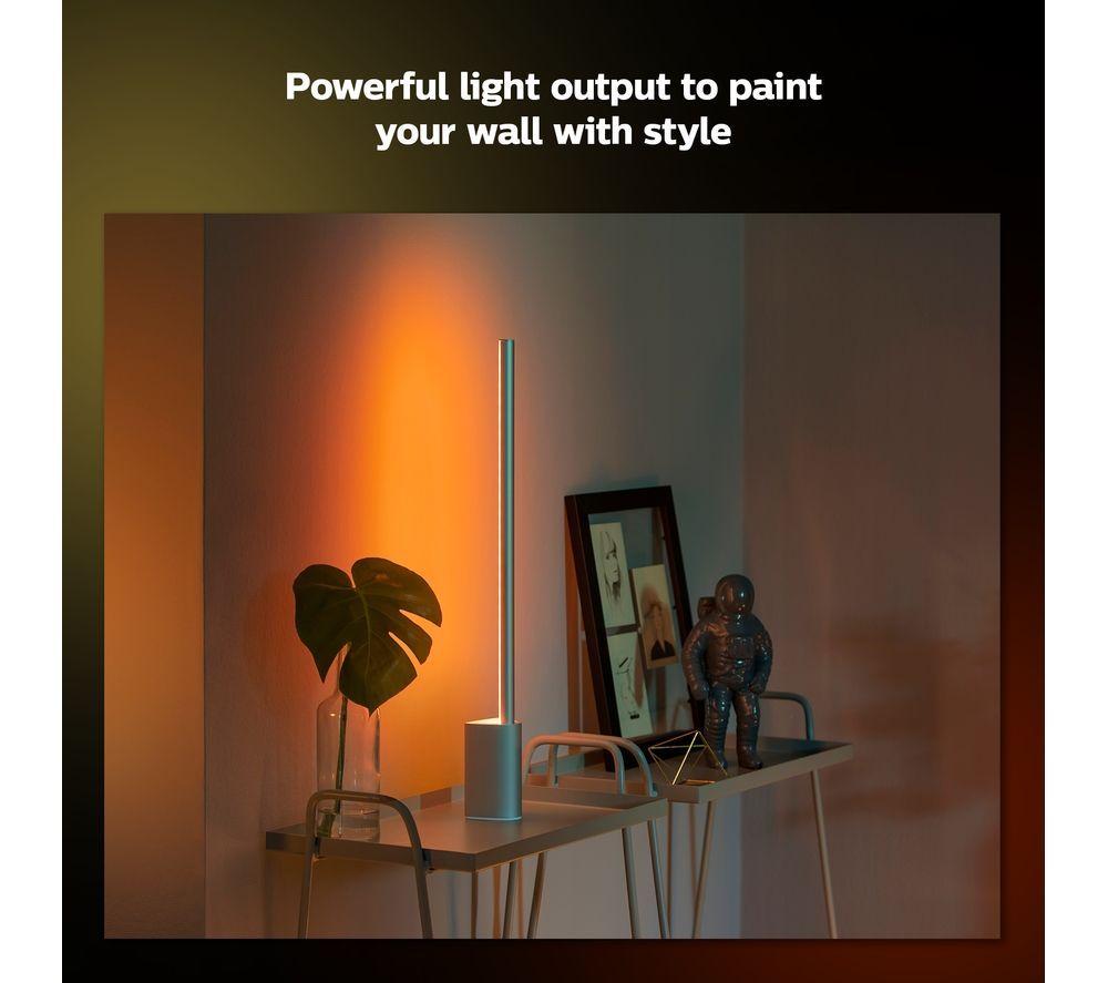 PHILIPS HUE Signe Gradient White & Colour Ambiance Smart LED Table Lamp - White image number 3 of 10