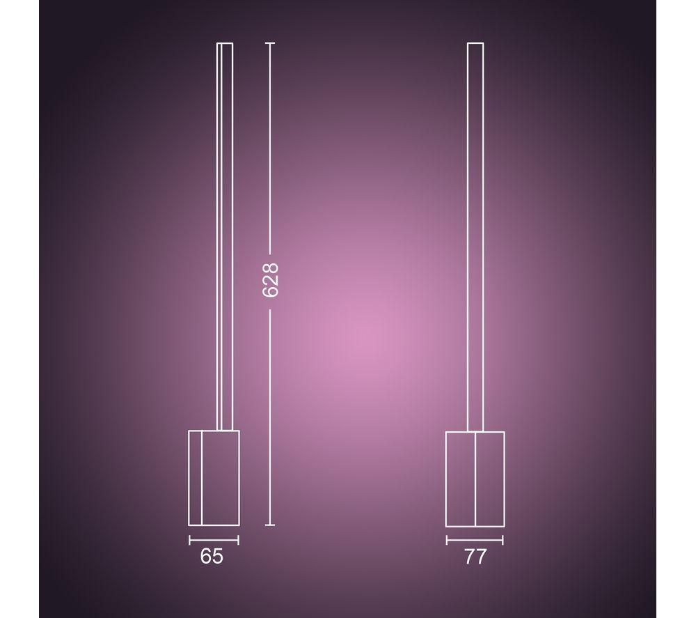 PHILIPS HUE Signe Gradient White & Colour Ambiance Smart LED Table Lamp - White image number 9 of 10