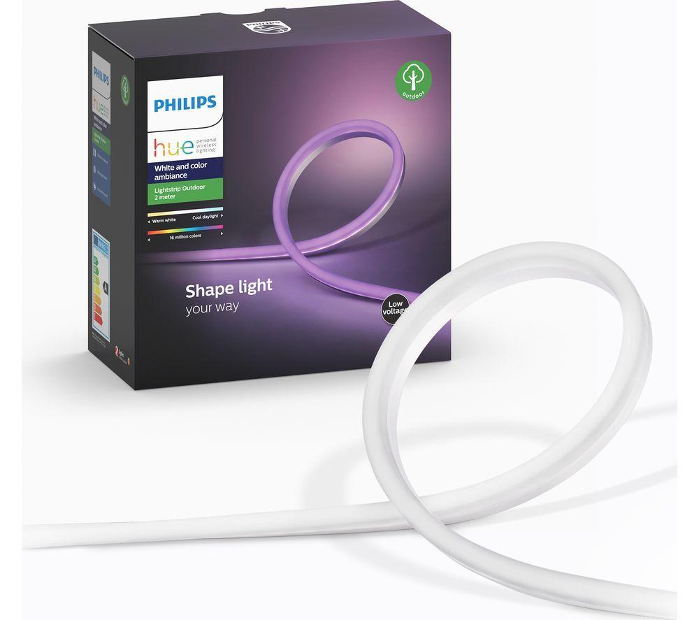 PHILIPS HUE White & Colour Ambiance Smart Outdoor LED Lightstrip - 2 m
