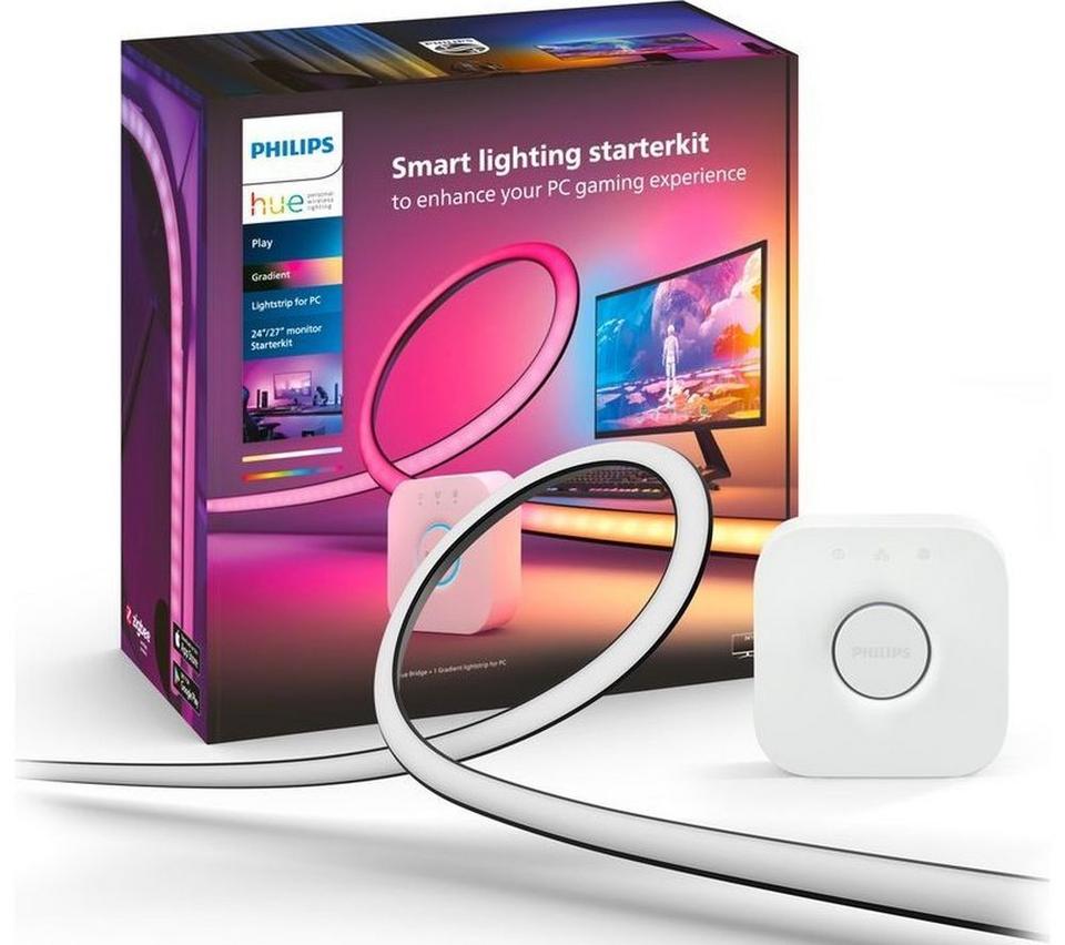 PHILIPS HUE Play Gradient 32-34" PC Monitor Lightstrip Starter Kit