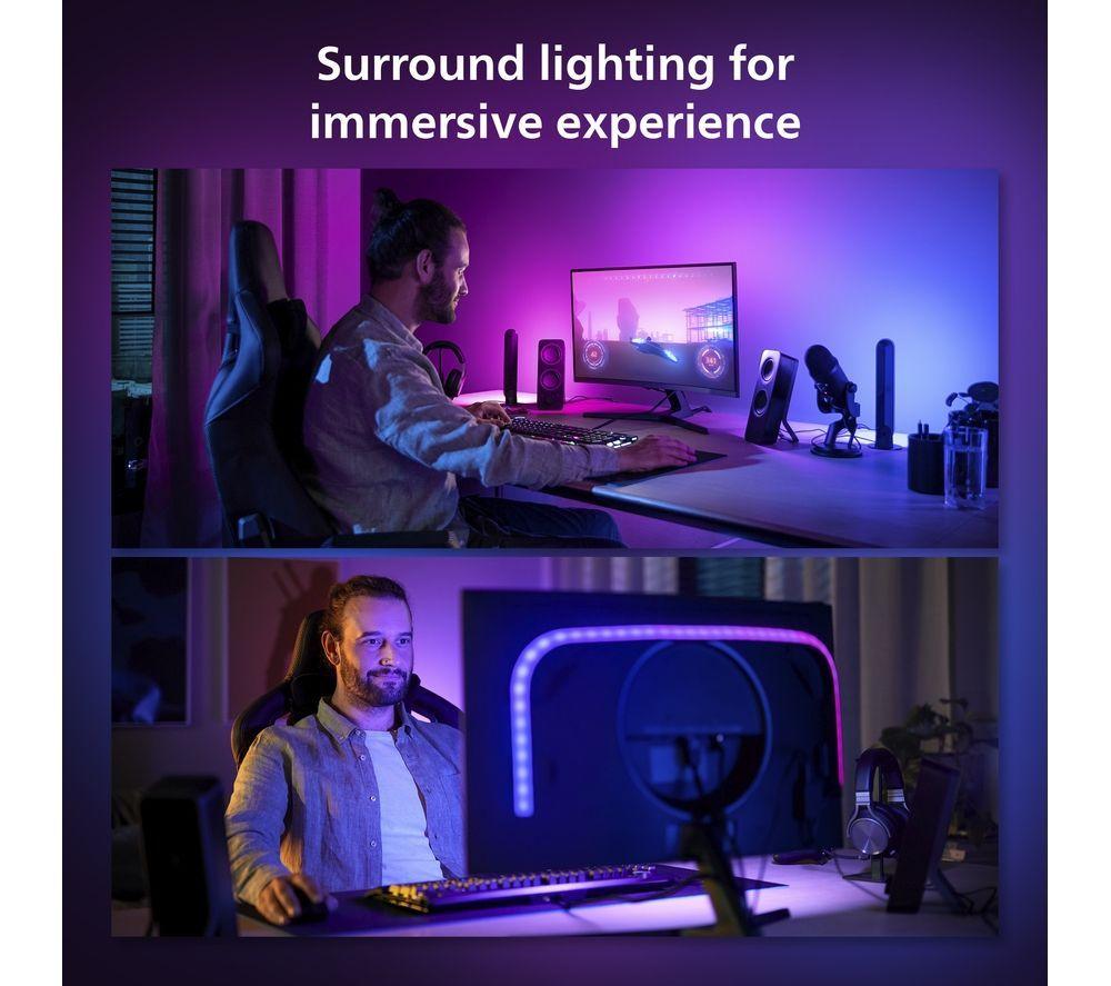 PHILIPS HUE Play Gradient 32-34" PC Monitor Lightstrip Starter Kit image number 3 of 7
