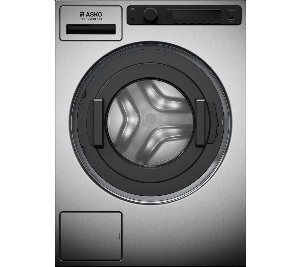 ASKO Professional WMC6763PC.S WiFi-enabled 7 kg 1600 Spin Washing Machine – Stainless Steel, Stainless Steel