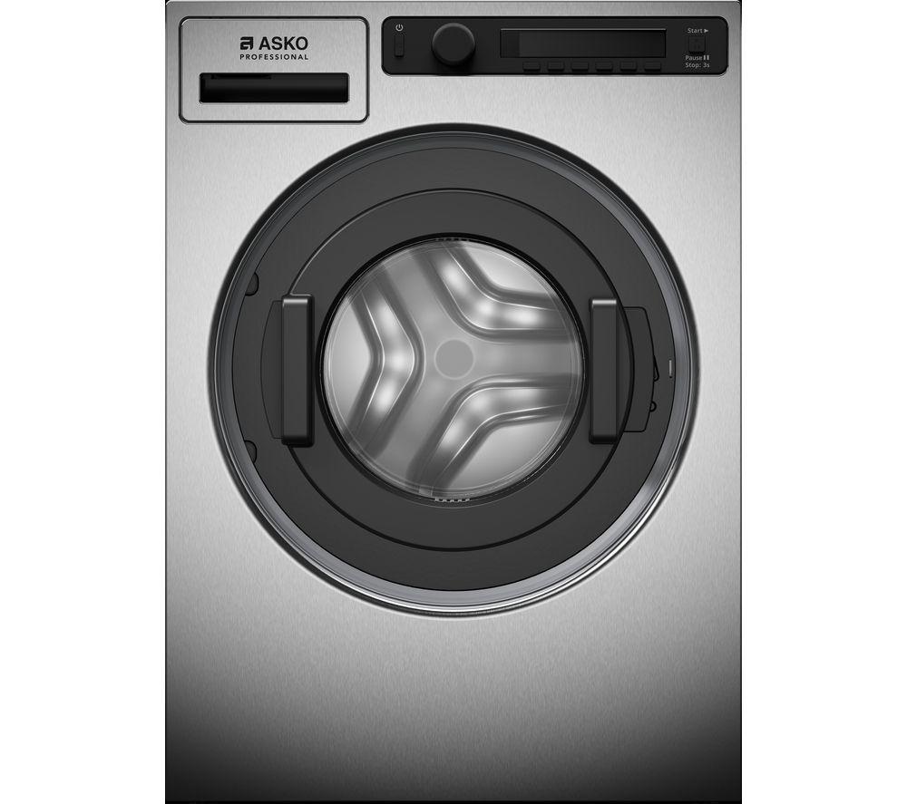 ASKO Professional WMC6763VC.S WiFi-enabled 7 kg 1600 Spin Washing Machine – Stainless Steel, Stainless Steel