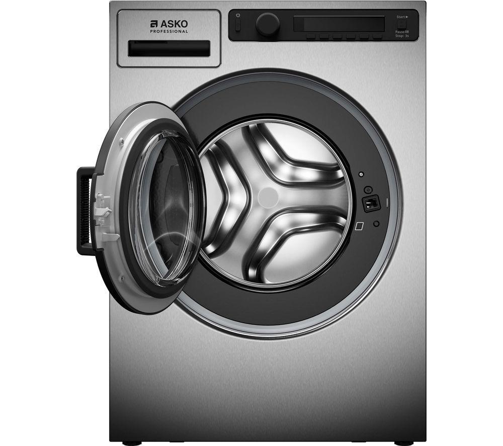 ASKO Professional WMC6763VC.S WiFi-enabled 7 kg 1600 Spin Washing Machine - Stainless Steel image number 2 of 4