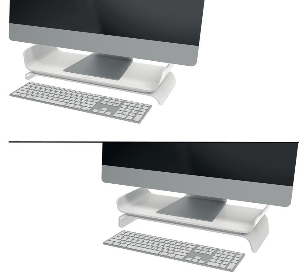 LEITZ Ergo 65040085 Monitor Stand - Light Grey image number 2 of 4