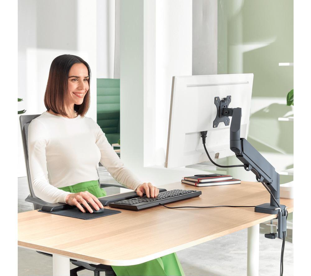 LEITZ Leitz Ergo Space Saving Single Monitor Arm Grey image number 6 of 7