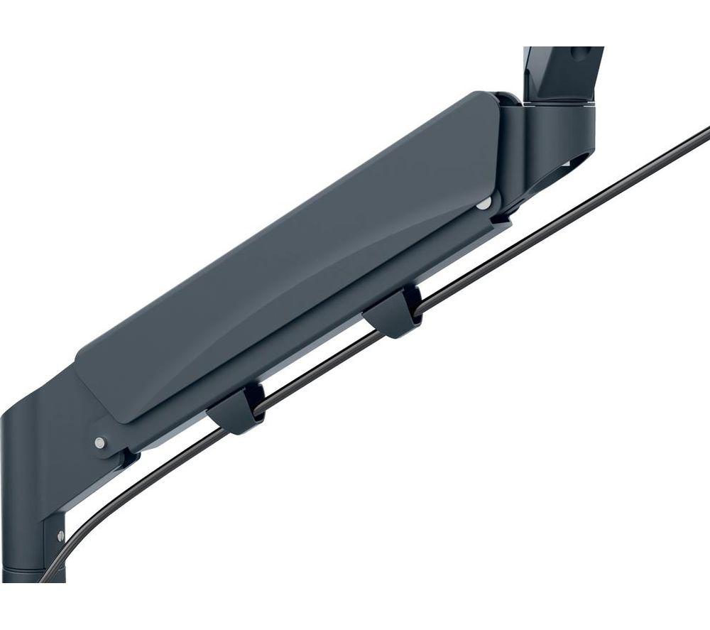 LEITZ Ergo Dual Arm Tilt & Swivel 17-32" Monitor Desk Mount Grey image number 4 of 9