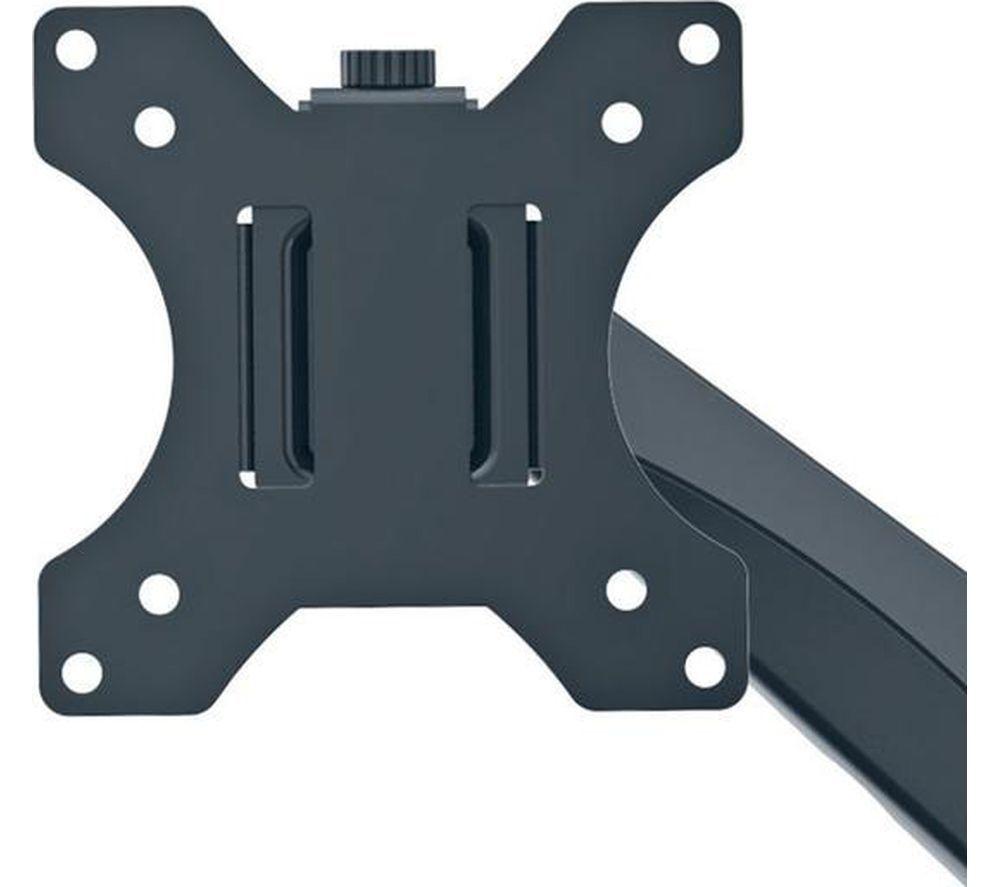 LEITZ Ergo Space Saving Dual Arm Tilt & Swivel 17-32" Monitor and 13-17" Laptop Desk Mount image number 2 of 9