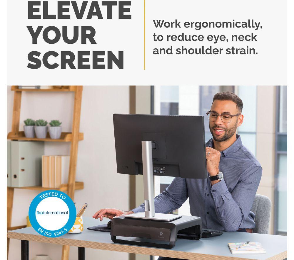 FELLOWES Breyta Monitor Stand - Black image number 2 of 7