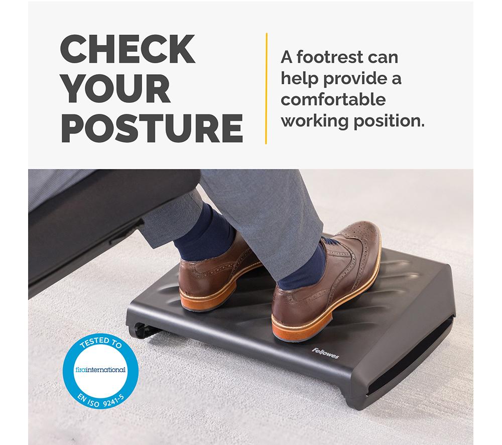 FELLOWES Breyta 100016562 Footrest - Black image number 2 of 13