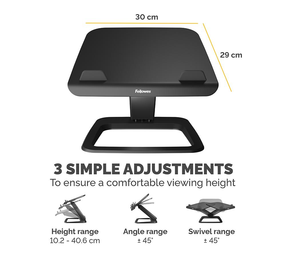 FELLOWES Hana LT Laptop Stand - Black image number 4 of 8