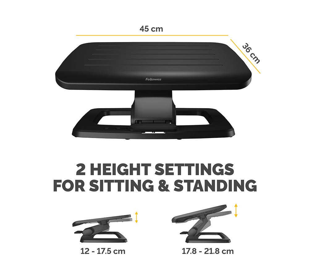 FELLOWES Hana LT Foot Rest - Black image number 3 of 13