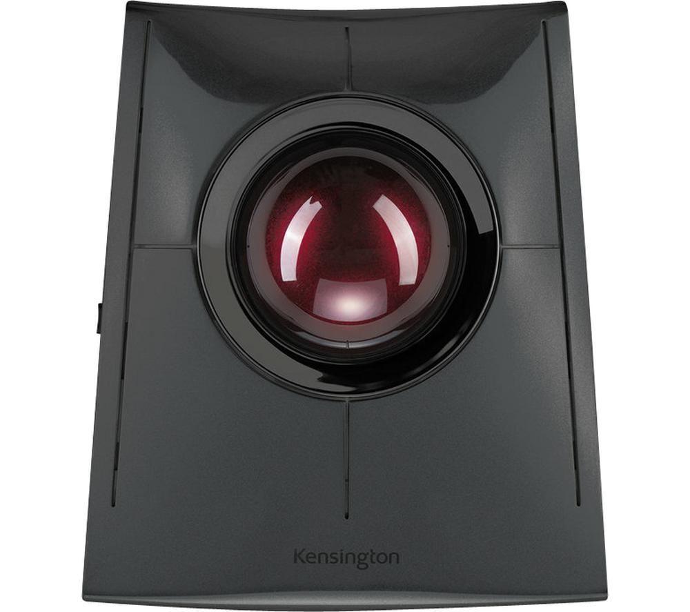 KENSINGTON SlimBlade Pro K72080WW Wireless Optical Trackball - Black, Black