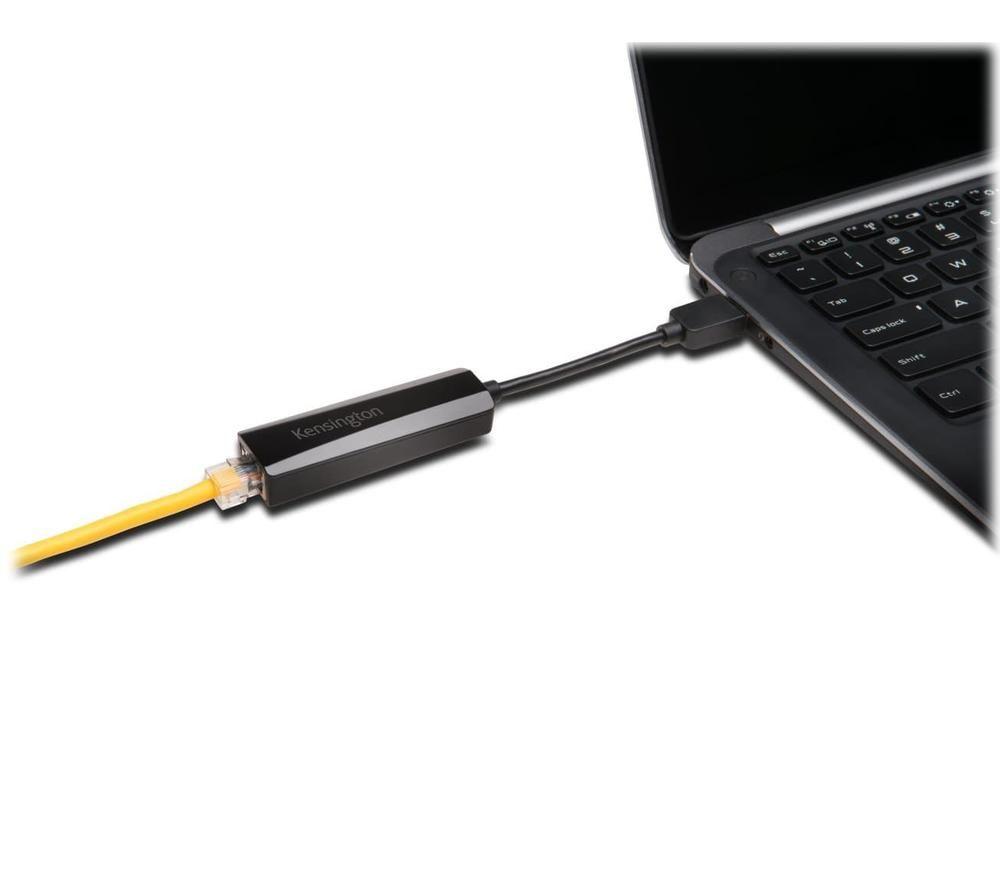 KENSINGTON UA0000E USB Type-A to Ethernet Adapter image number 4 of 5