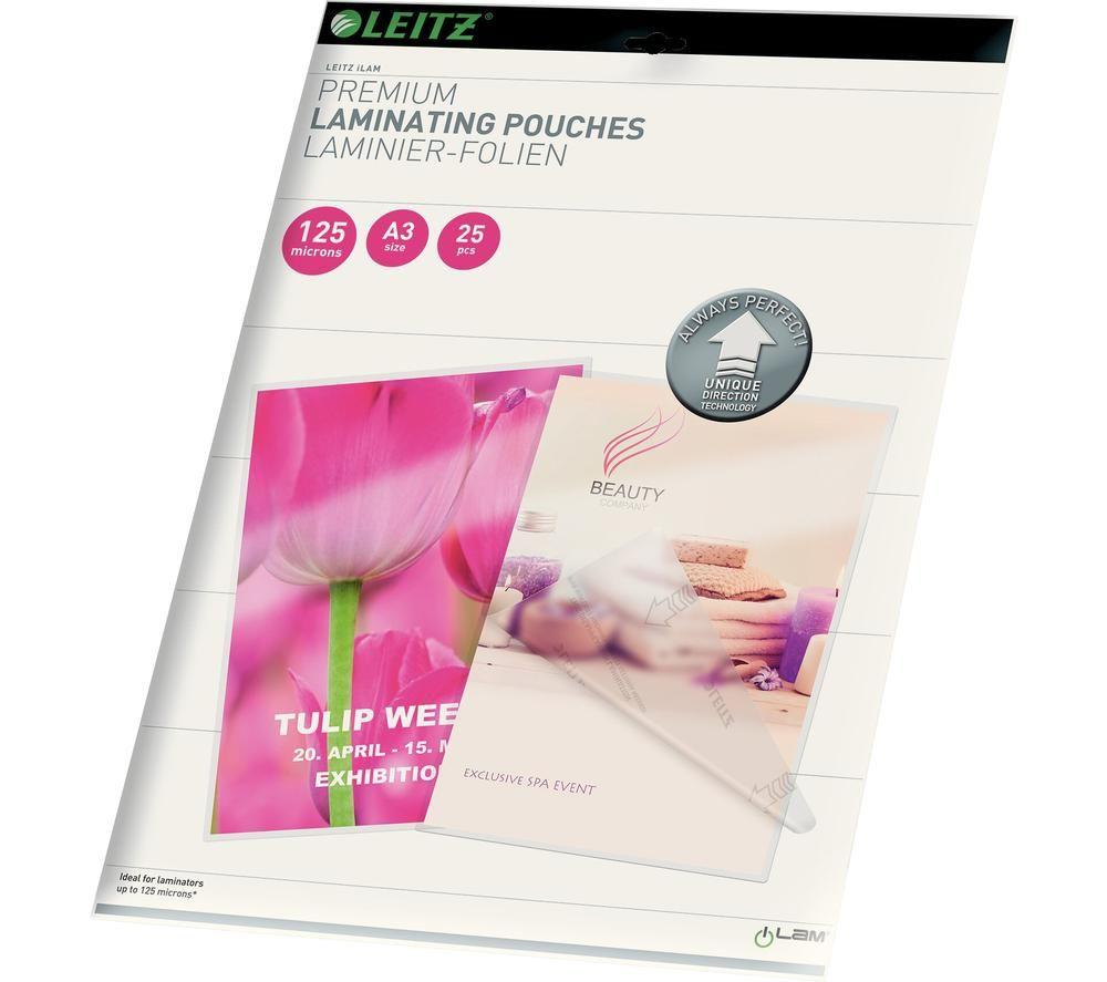 LEITZ iLAM 74890000 125 Micron A3 Laminating Pouches review