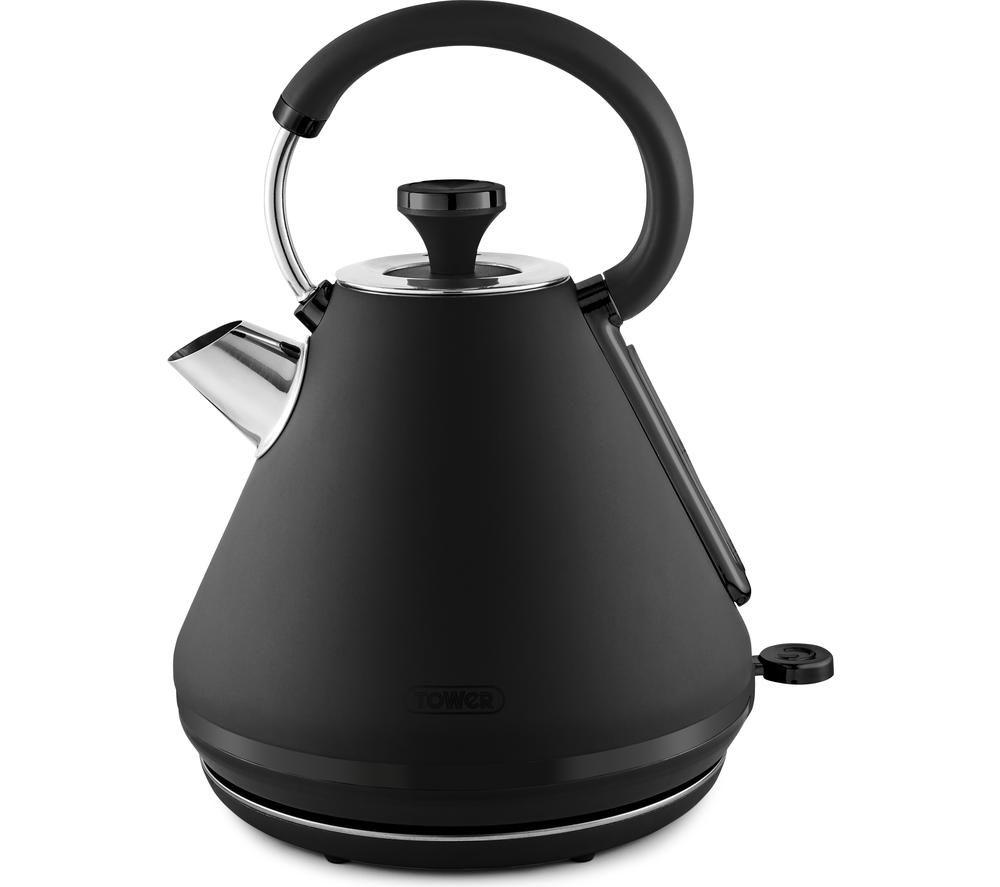 Tower Sera T10079BLK Traditional Kettle - Black, Black