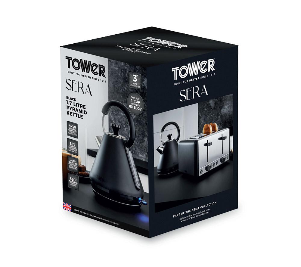 TOWER Sera T10079BLK Traditional Kettle - Black image number 9 of 9