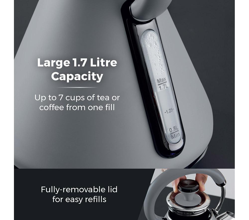 TOWER Sera T10079GRY Traditional Kettle - Grey image number 4 of 9