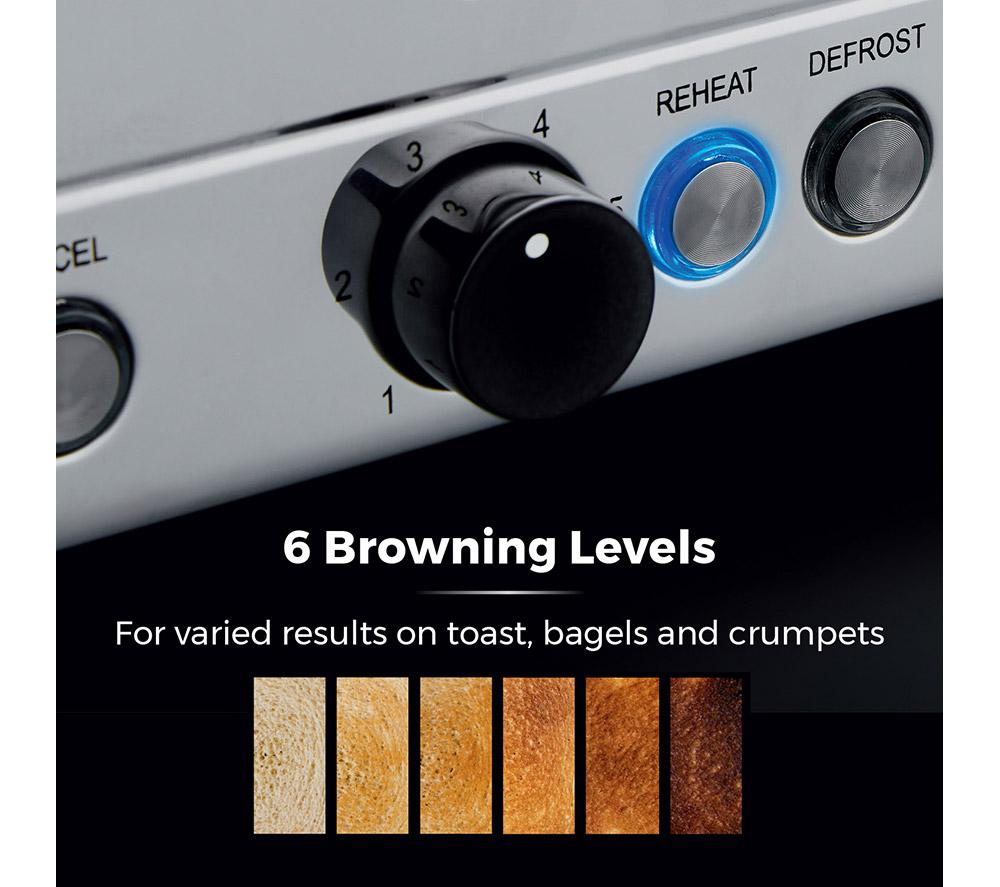 TOWER Sera T20086MNB 4-Slice Toaster - Blue image number 3 of 9