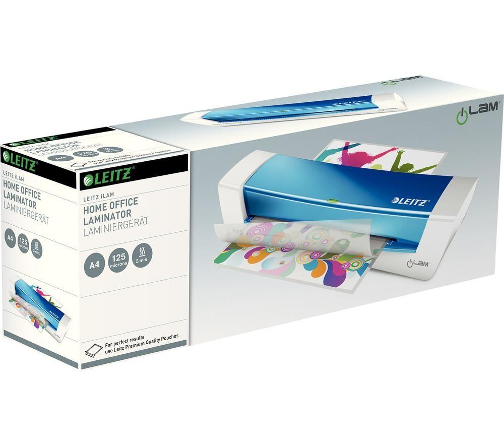 LEITZ iLAM Home Office A4 Laminator - Metallic Blue image number 3 of 3