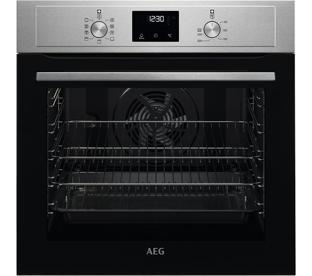 AEG SurroundCook BEX335011M Electric Oven – Stainless Steel, Stainless Steel