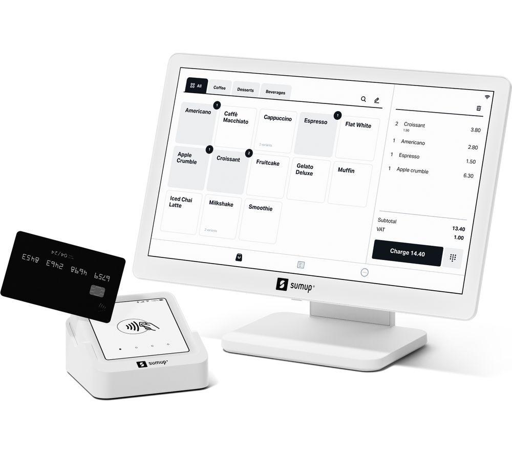 Image of Sumup Point of Sale Lite & Solo Card Reader, White