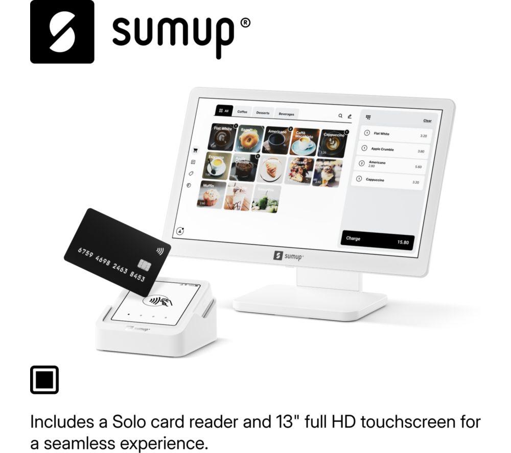 Image of Sumup Point of Sale Lite & Solo Card Reader, White