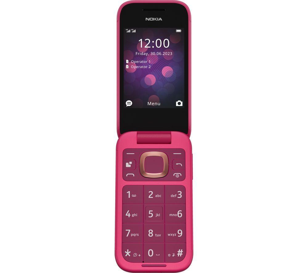 NOKIA 2660 Flip - 128 MB, Pop Pink