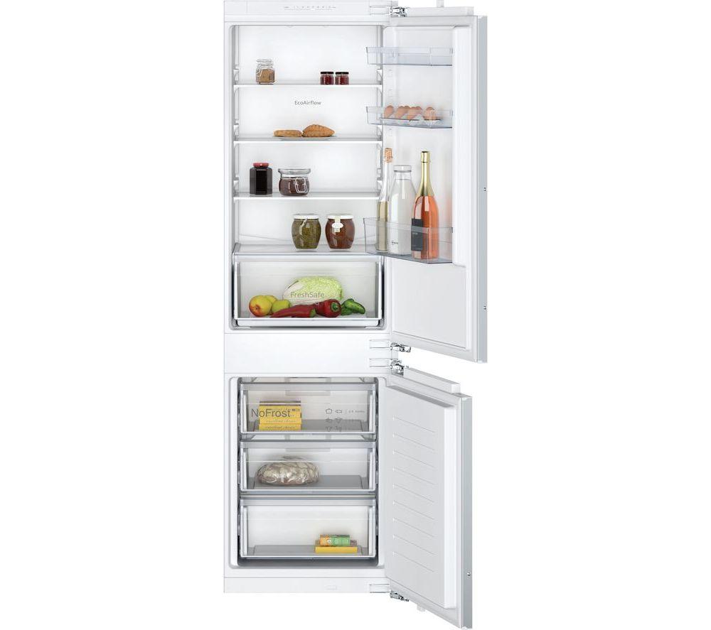 NEFF N30 KI7861FE0G Integrated 60/40 Fridge Freezer - Fixed Hinge, White