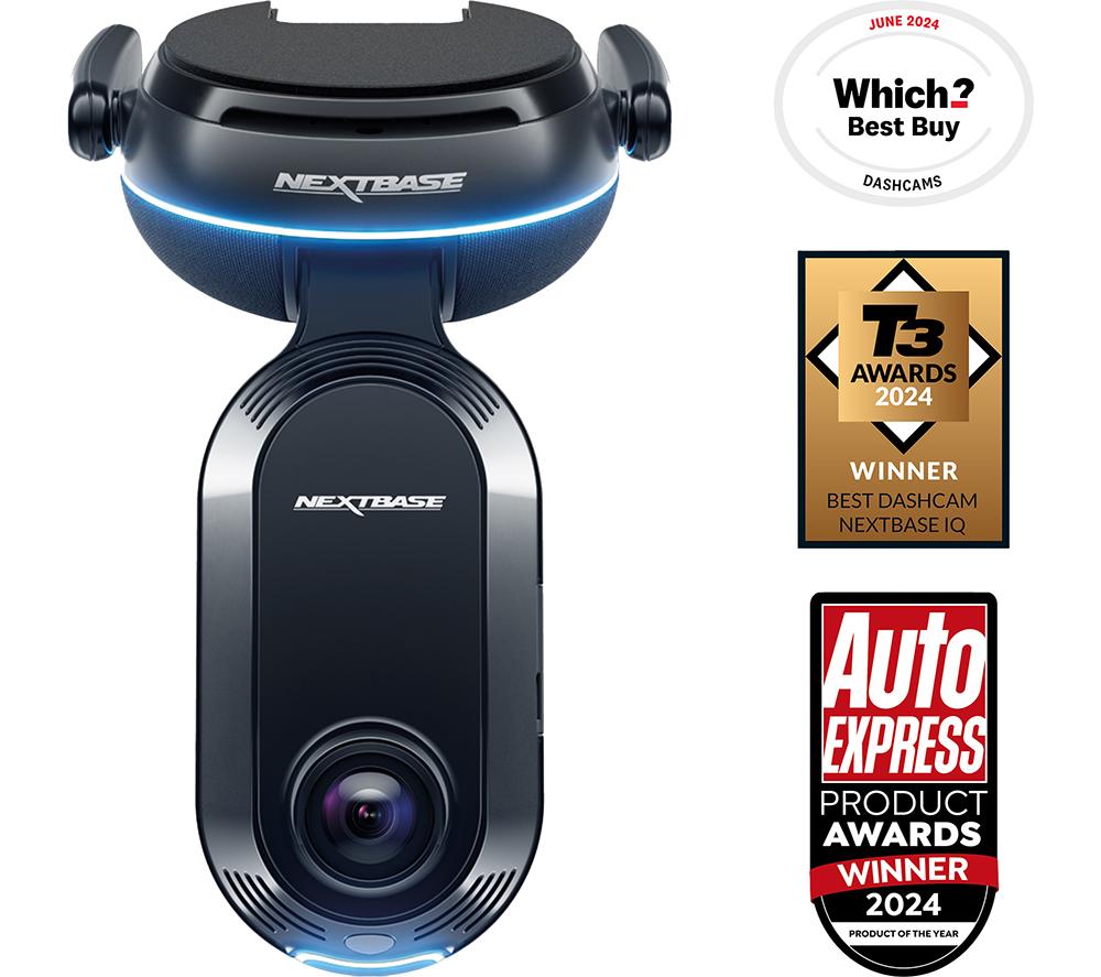 NEXTBASE iQ 1440p Quad HD Dash Cam - Black, Black