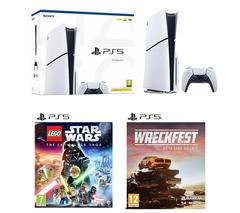 SONY PlayStation 5 Model Group (Slim), Wreckfest & LEGO Star Wars: The Skywalker Saga - PS5 Bundle