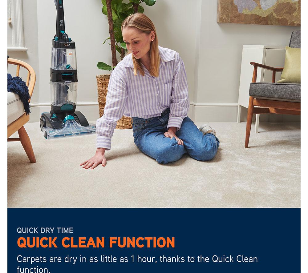 VAX Platinum Power Max Pet-Design Upright Carpet Cleaner - Black & Teal image number 5 of 10