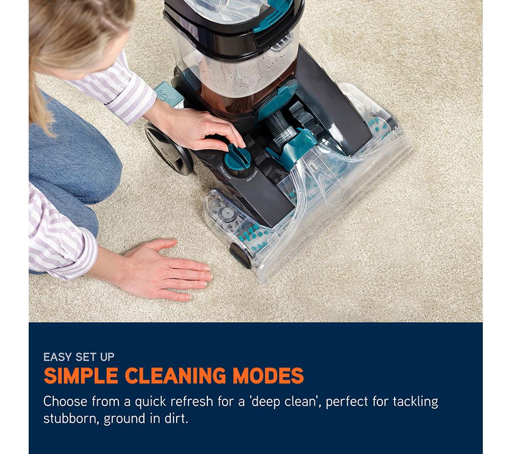 VAX Platinum Power Max Pet-Design Upright Carpet Cleaner - Black & Teal image number 6 of 10