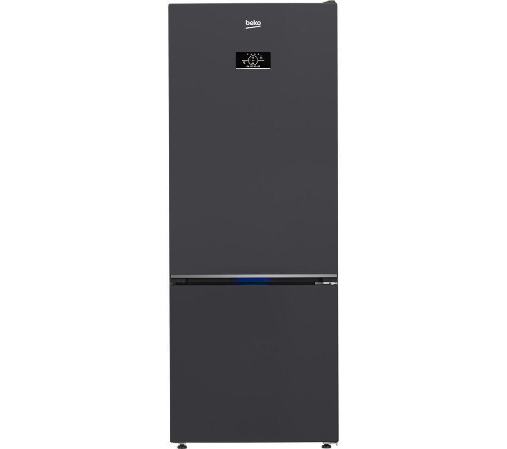 BEKO HarvestFresh CNG5785VA 60/40 Fridge Freezer - Anthracite, Black