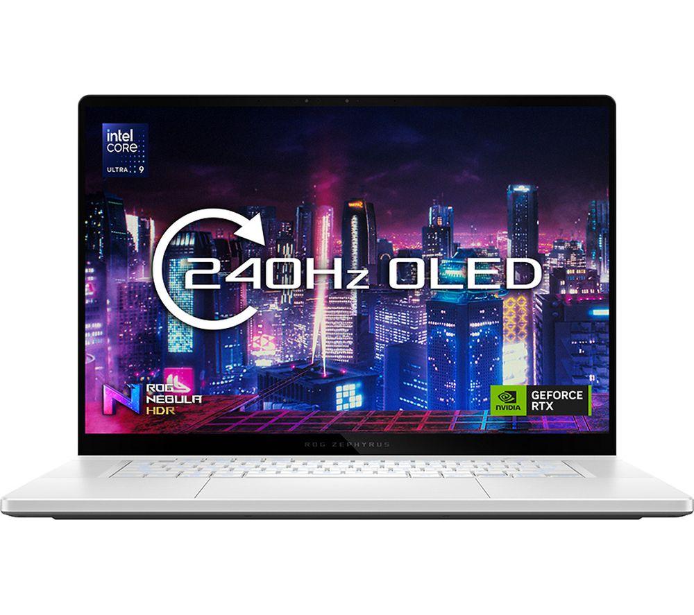 ASUS ROG Zephyrus G16 16" Gaming Laptop - Intel®Core Ultra 9, RTX 4070, 1 TB SSD, White