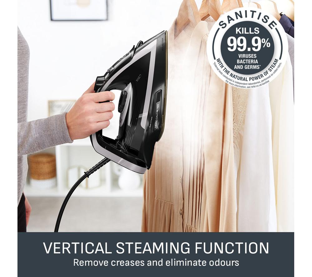 TEFAL Puregliss FV8062G0 Steam Iron - Shady & Black image number 8 of 10