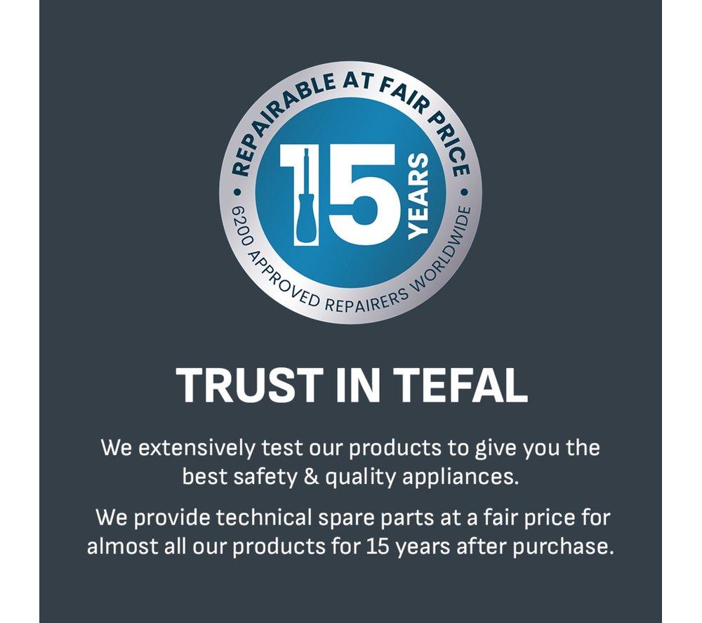 TEFAL Puregliss FV8062G0 Steam Iron - Shady & Black image number 9 of 10