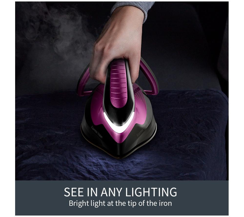 TEFAL Express Vision SV8154 Steam Generator Iron - Black & Purple image number 5 of 11