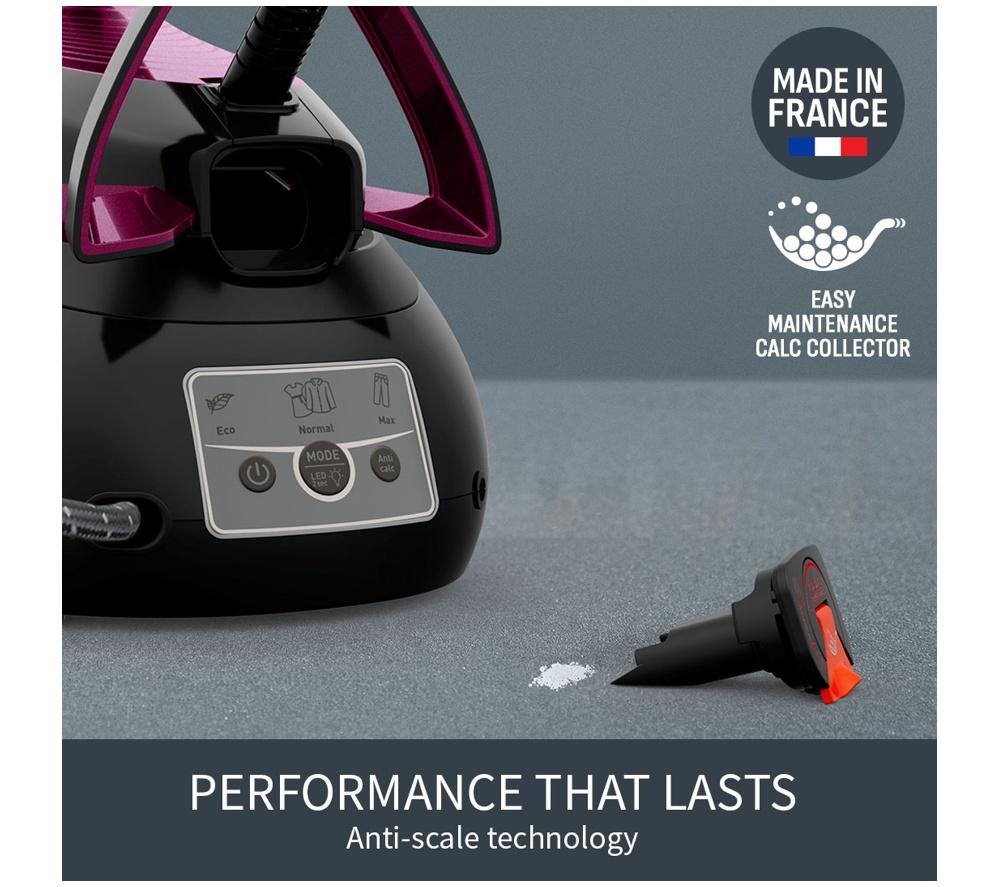TEFAL Express Vision SV8154 Steam Generator Iron - Black & Purple image number 9 of 11