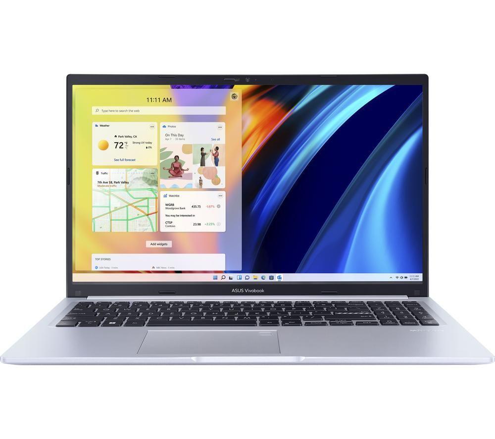ASUS Vivobook 15 X1502ZA 15" Laptop - Intel®Core i3, 256 GB SSD, Silver, Silver/Grey