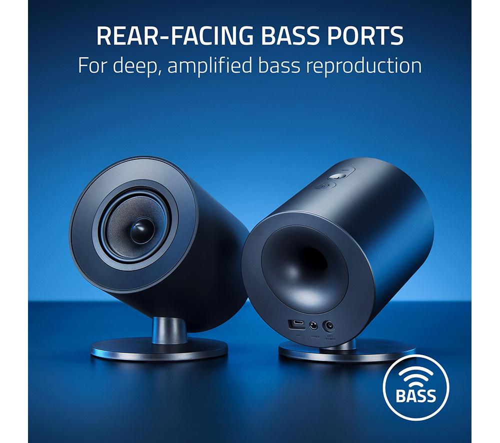 RAZER Nommo V2 X 2.0 Wireless PC Speakers - Black image number 5 of 7