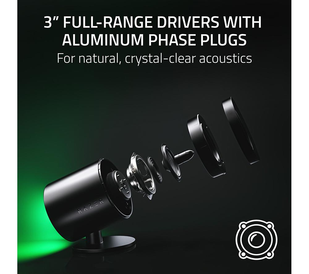 RAZER Nommo V2 2.1 PC Speakers - Black image number 2 of 7