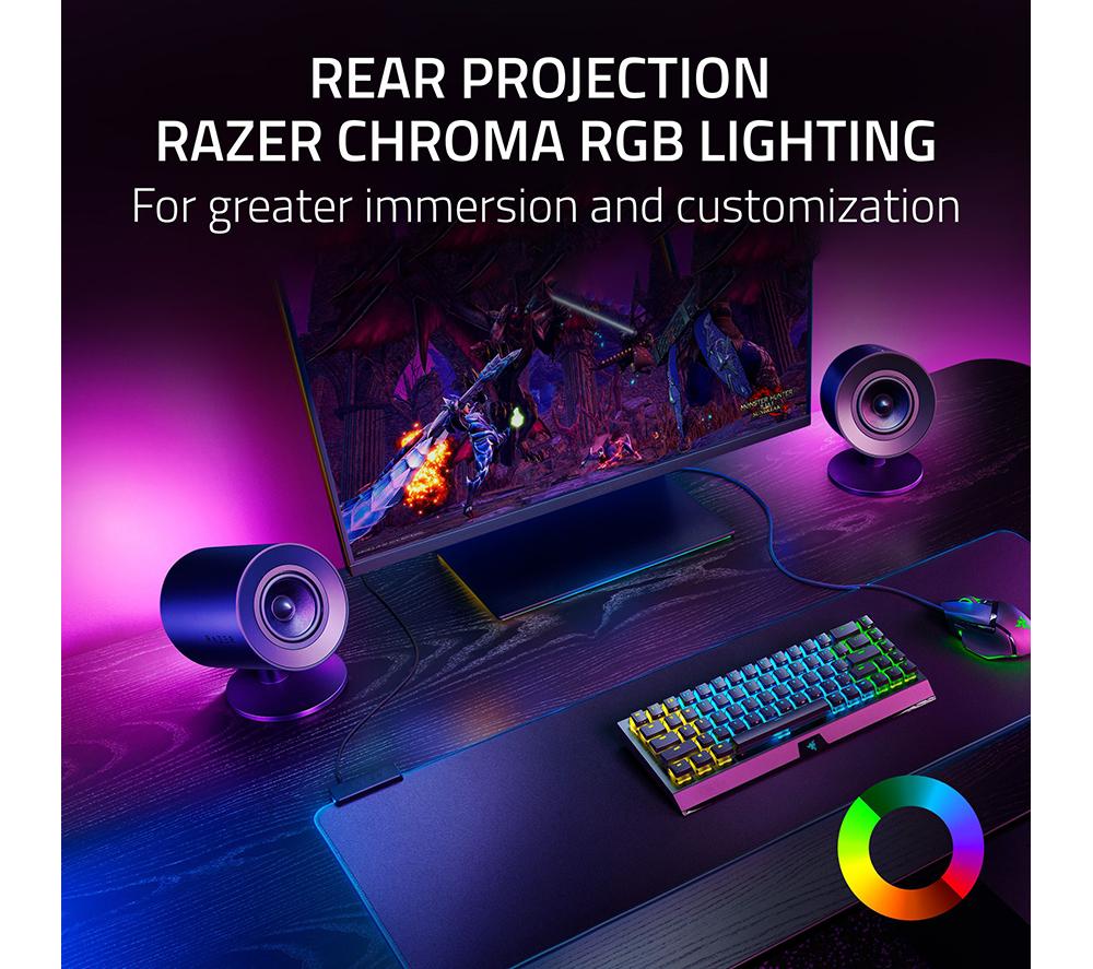 RAZER Nommo V2 2.1 PC Speakers - Black image number 4 of 7